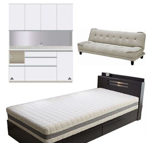 食器棚やクローゼットの大型家具